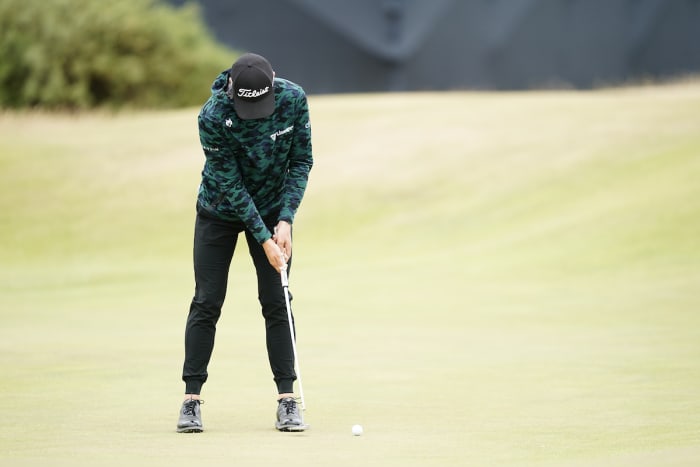 Justin Thomas' Greyson Clothier choice for Round 1 of the British Open